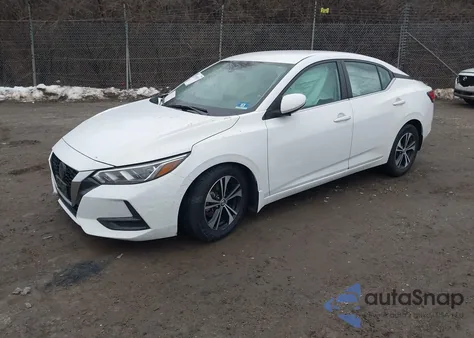 2020 Nissan Sentra Sv Xtronic Cvt z USA, uszkodzony, nr VIN 3N1AB8CV8LY211996